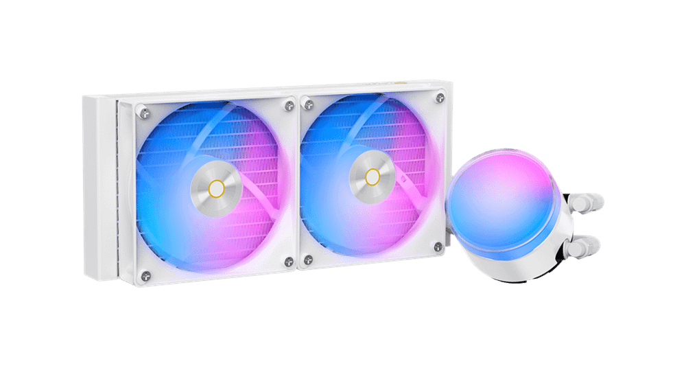 Водяное охлаждение для CPU Ocypus Delta L24 WH ARGB V2 TDP 280W 4-pin Intel/AMD Белый