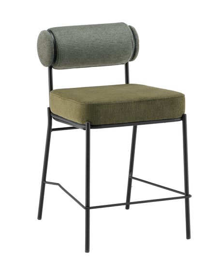 Стул полубарный Ponpoun зелёный