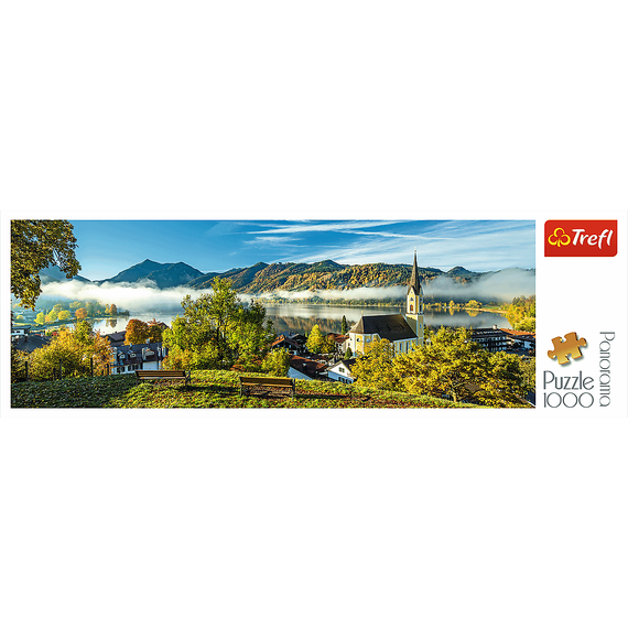 Puzzle &quot;1000 Panorama&quot; - By the Schliersee lake / HUBER