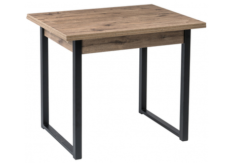 Стол деревянный Woodville Форли дуб велингтон, черный матовый