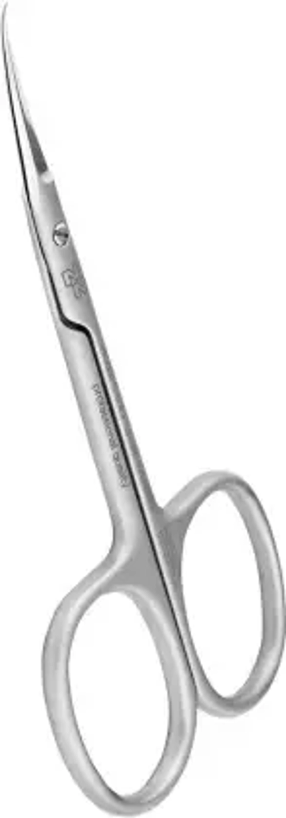 Ножницы Nippon Nippers S-04J для кутикулы загнутый кончик (крючок) длина 99мм матовые