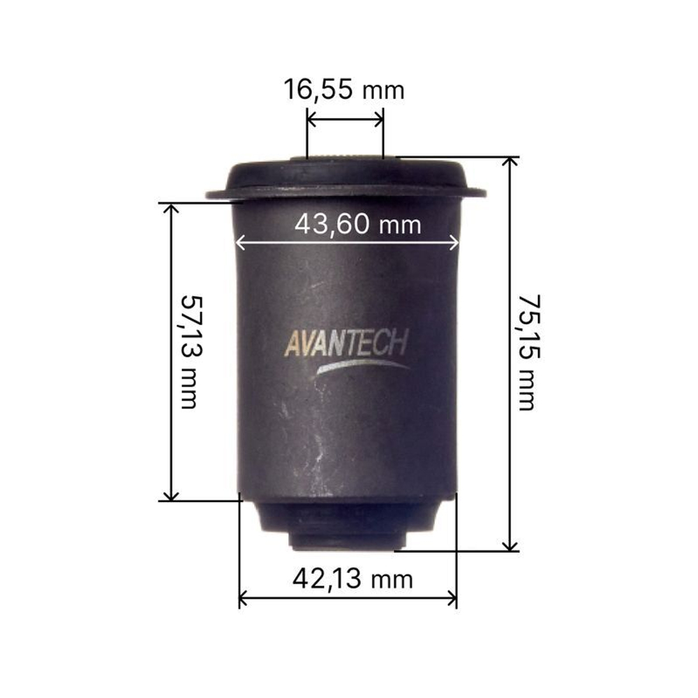 Сайлентблок переднего нижнего рычага Avantech ASB0116