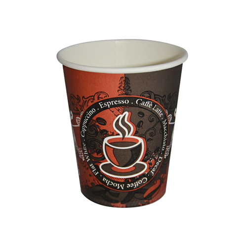 Стакан бумажный 250 мл для горячего Coffee time 50 шт 20/1000 ПК