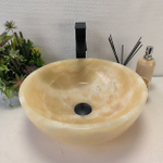 Раковина из оникса Bowl Yellow TinLip BO-62978 40*40*15 40