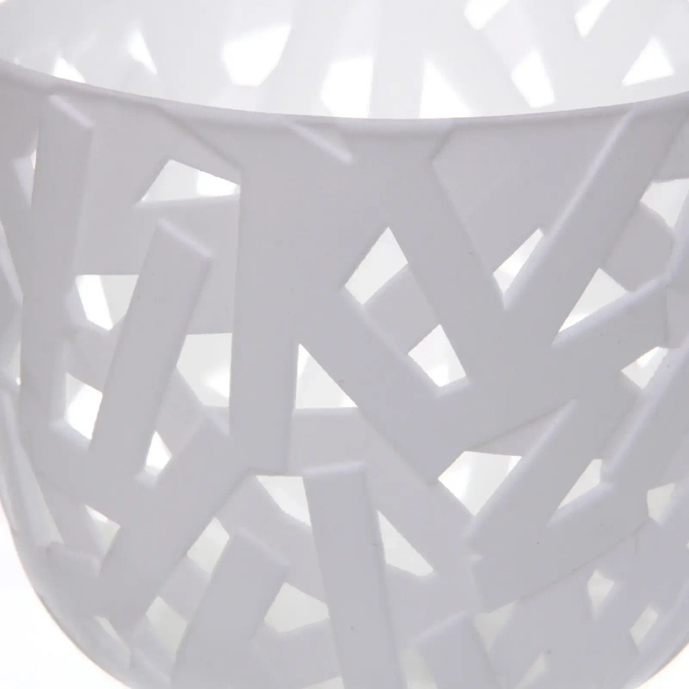 Корзинка для хранения мелочей «БИСКОТТИ», цвет дымчатый белый, 17,5*16,5*16см (лейбл)