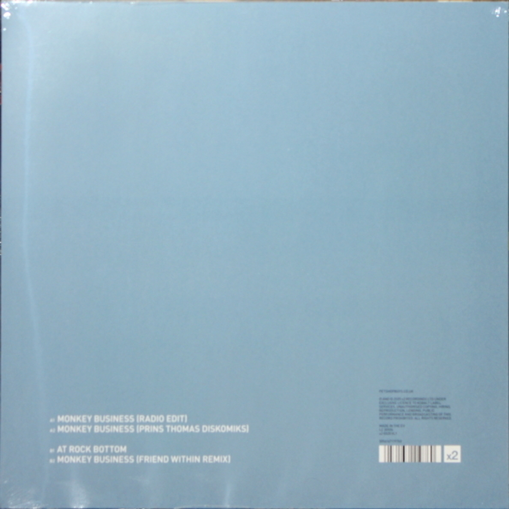 Pet Shop Boys / Monkey Business (12" Vinyl Single)