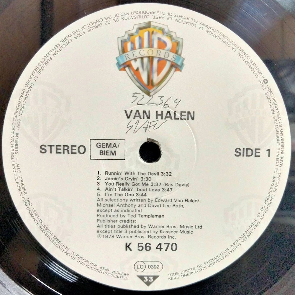 Van Halen / Van Halen (LP)