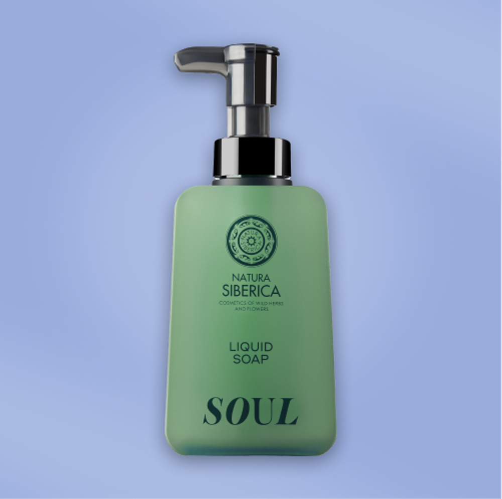 Жидкое мыло Natura Siberica диспенсер 450 мл Shades of Siberia Soul