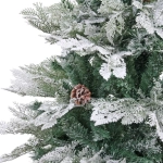 Ёлка «Таинственный лес» 180 см, (780 веток), ПВХ,леска,резина шишки, белое напыление