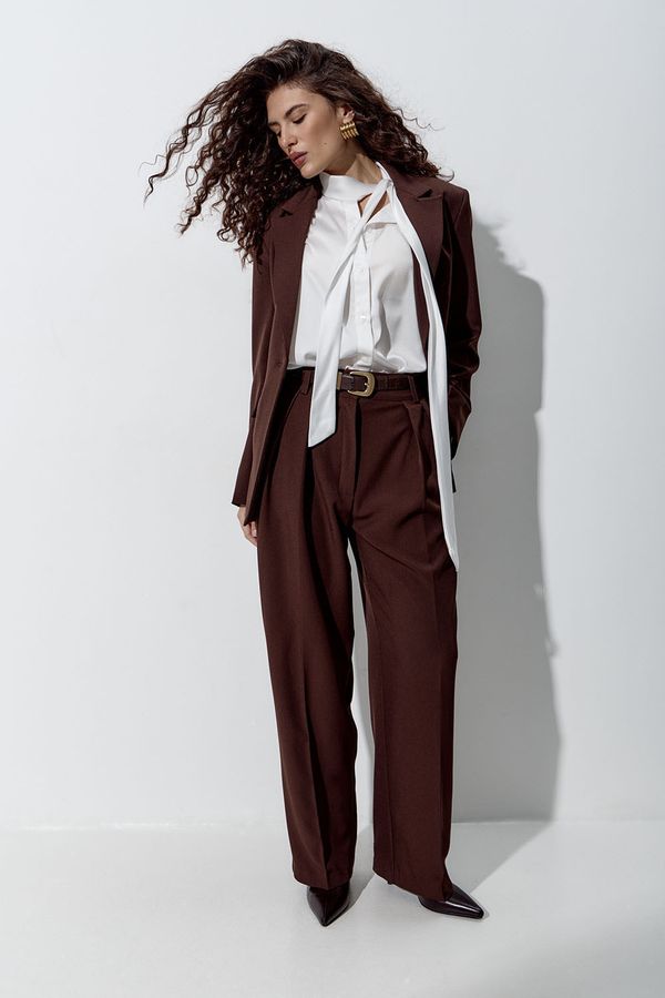 Блуза из шифона цвета айвори