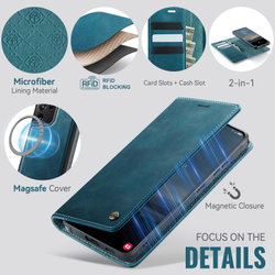 Чехол-кошелек CaseMe 2 in 1 MagSafe Samsung Galaxy S21 Ultra