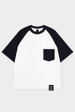 Футболка SHMOT "REGLAN DELUX COMBO POKET" Черный