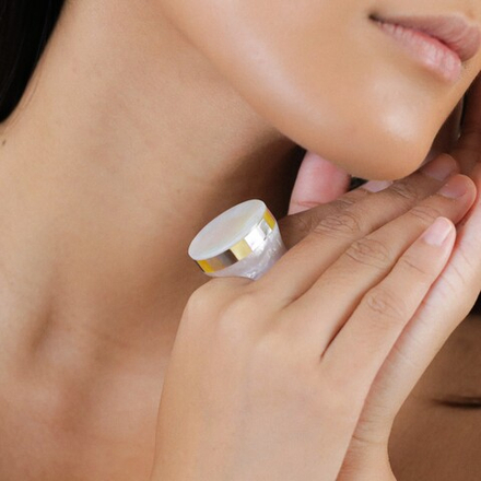 Кольцо Nature Bijoux, San Lazzaro, из перламутра, NB25.2-19-25851 (белый, 17,5)