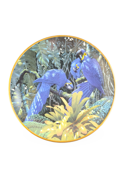 Тарелка декоративная "Гиацинтовые ара"  Lenox