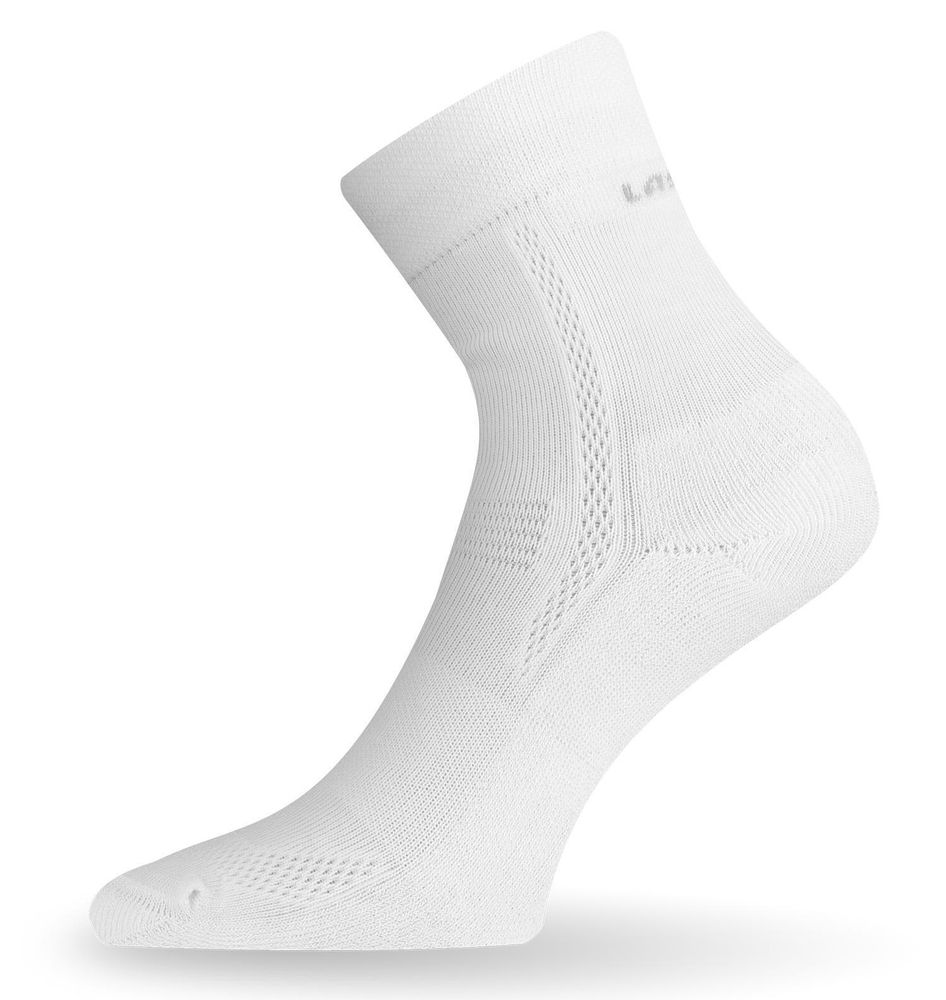 Носки Lasting AFE 001 cotton+polyamide, белый, размер М, AFE001M