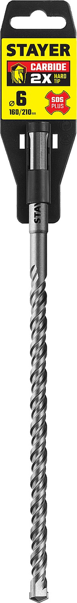 STAYER 6 x 210 мм, SDS-plus бур, Professional (2930-210-06)