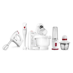 Кухонная машина BOSCH MUM4 MUMP1000, белый/красный