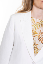 ОДНОБОРТНЫЙ ЖАКЕТ ИЗ ПАРУСИНЫ