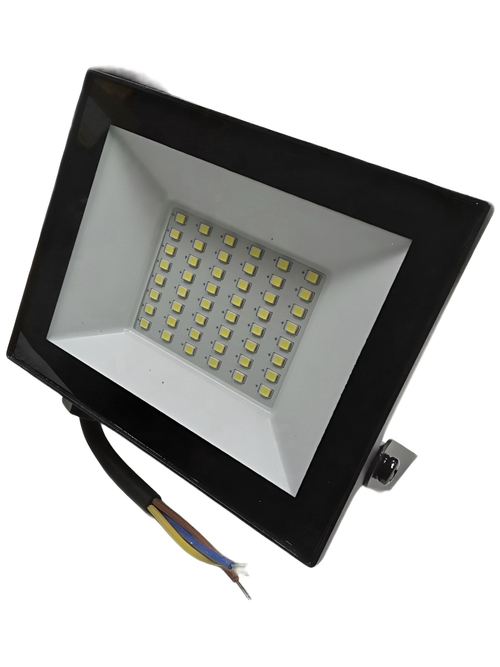 Прожектор диодный 50Вт 6500К 4500Лм IP65 черный InHome СДО-7