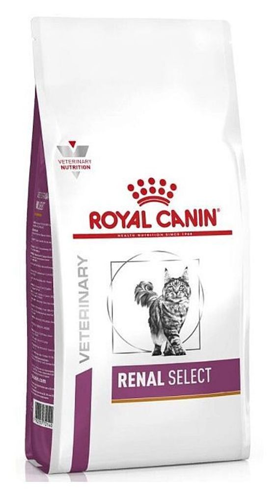 Royal canin 400г Ренал селект диета для кошек для поддержания функции почек при острой или хрон. МКБ