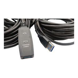 Активный USB 3.0 удлинитель 15м с возможностью подсоединения питания