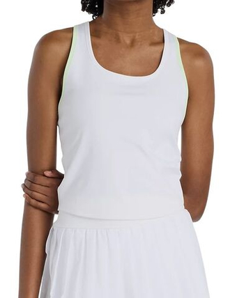 Женский топ теннисный New Balance Tournament Tank - белый