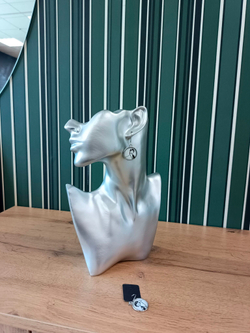 Серьги с кабошонами. Ручной работы.