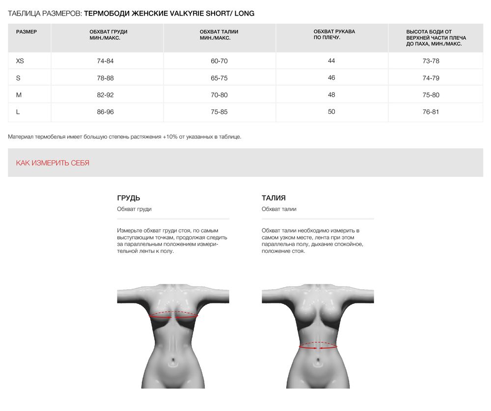 Термобелье Valkyrie Long / Термободи / Женское / Черный
