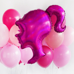 Фольгированный шар-фигура «Профиль девушки» в розовом цвете, 71 см