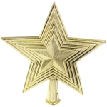 Звезда на елку «Волшебная красавица» 16*20 см, Золото