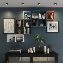 371010 OVER NT25 456 черный Светильник накладной IP20 GX53 12W 220-240V GEMINI