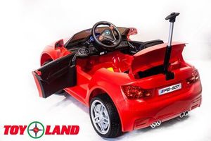 Детский электромобиль Toyland BMW 3 красный