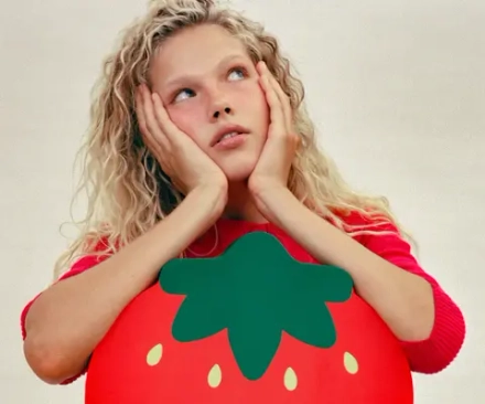 rhode Пептидный оттенок для губ, strawberry glaze