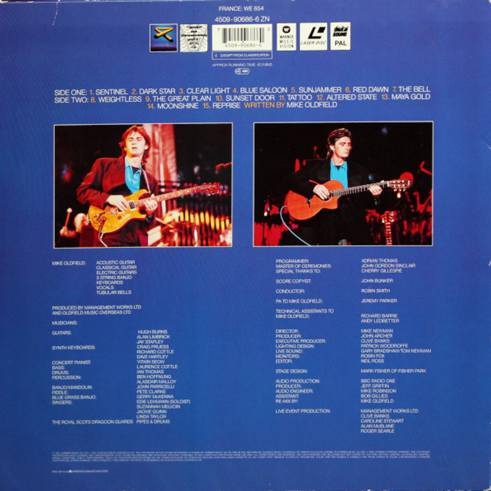 Mike Oldfield / Tubular Bells II - Live at Edinbourgh Castle (LD)