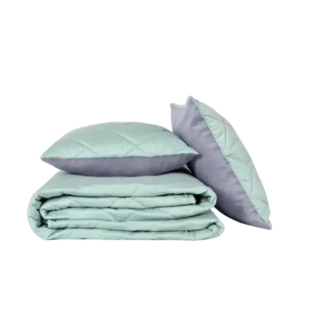 Покрывало + 2 наволочки BuyColor Лаванда/Мята