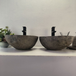 Раковина из речного камня ПАРА! RS-63695 39*37*15