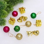 Набор украшений «Волшебные подарочки» (набор 11 шт) 9*11 см , микс