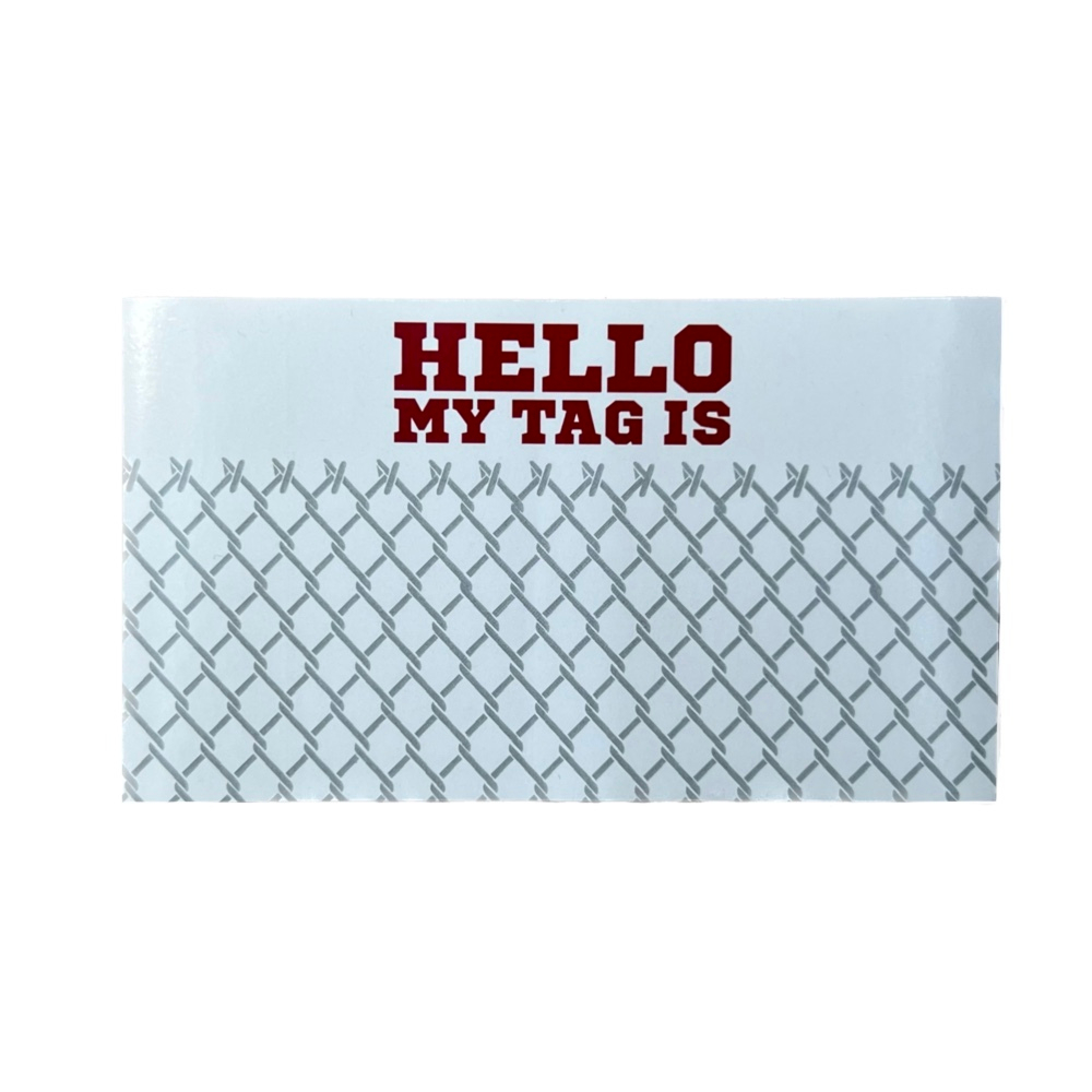 Стикер MAD SKILLS Hello My TAG is. - (1шт)