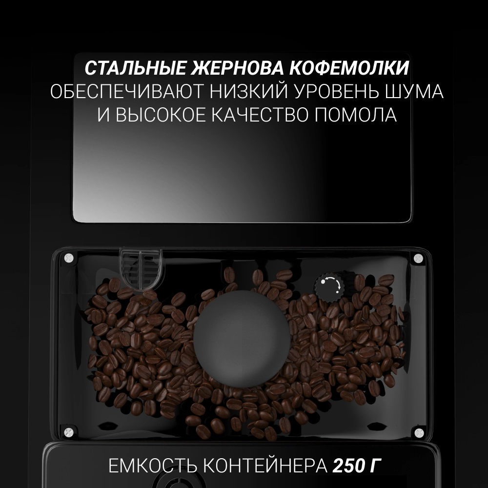 Кофемашина Polaris PACM 2060AC 1500Вт черный