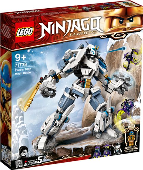 Lego konstruktor Ninjago Zane&#39;s Titan Mech Battle