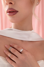 Кольцо "DIVA" с фианитом