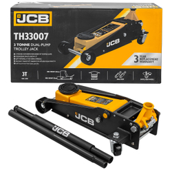 Домкрат подкатной гидравлический 3т (h min 133мм, h max 465мм) JCB JCB-TH33007