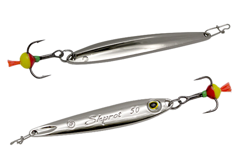 Блесна зимняя EcoPro Shprot 110мм 26г S Тройник №6