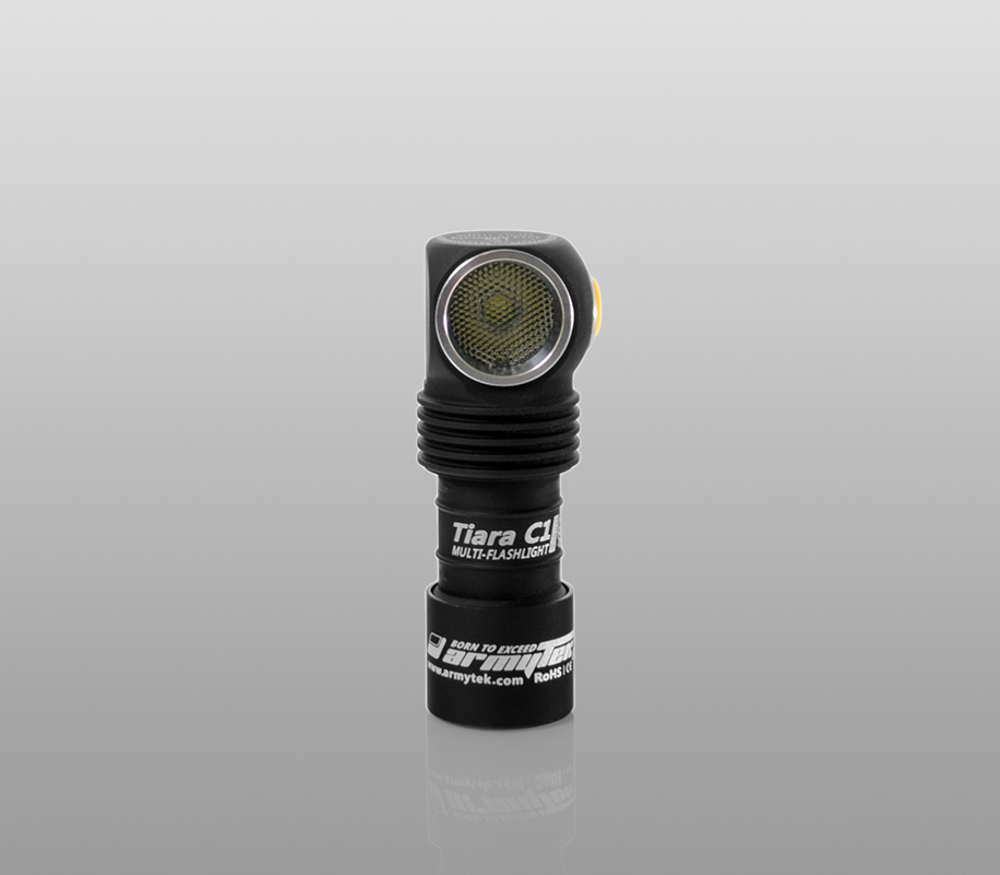 Мультифонарь светодиодный Armytek Tiara C1 Pro Magnet USB+18350, 980 лм, теплый свет, аккумулятор