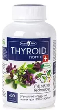 Матриксные экстракты, ТИРОИДнорм, 400кап, Сиб-Крук