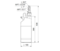 Колодезный насос Grundfos SB 3-35 A
