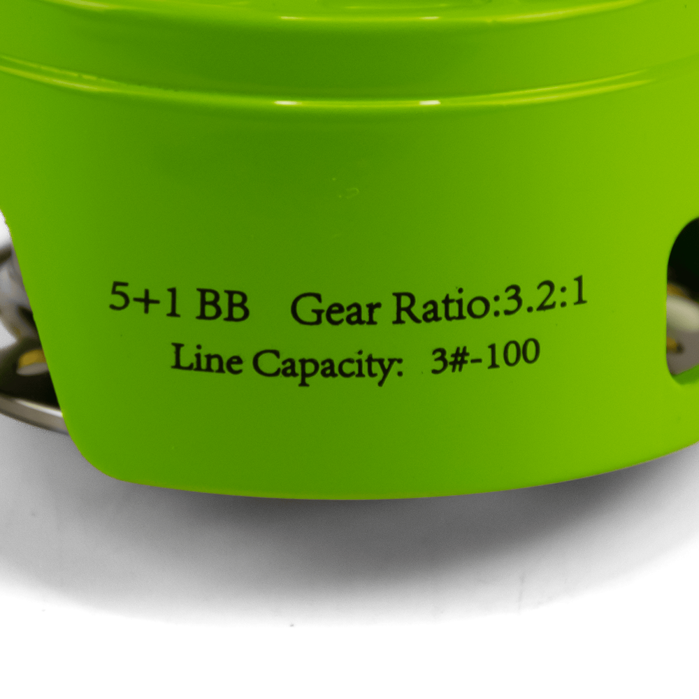 Катушка зимняя мультипликаторная Grows Culture Frozen L, Салатовый (5+1BB, мет. шпуля)