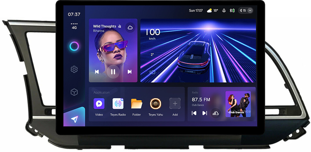 Магнитола для Hyundai Elantra 6 2016-2018 (штатная КЗВ, рамка тип 1) - Teyes CC3-2K монитор 13", QLED+2K, Android 10, ТОП процессор, 4G SIM-слот, CarPlay