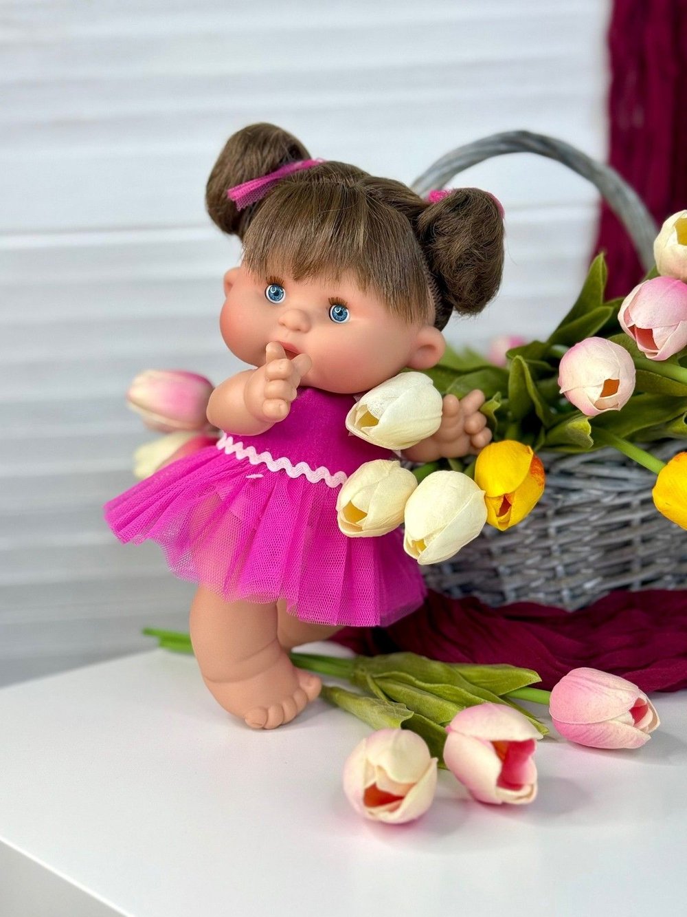 Пупс Nines 26см PEPOTE с закрывающими глазками (N804B1)