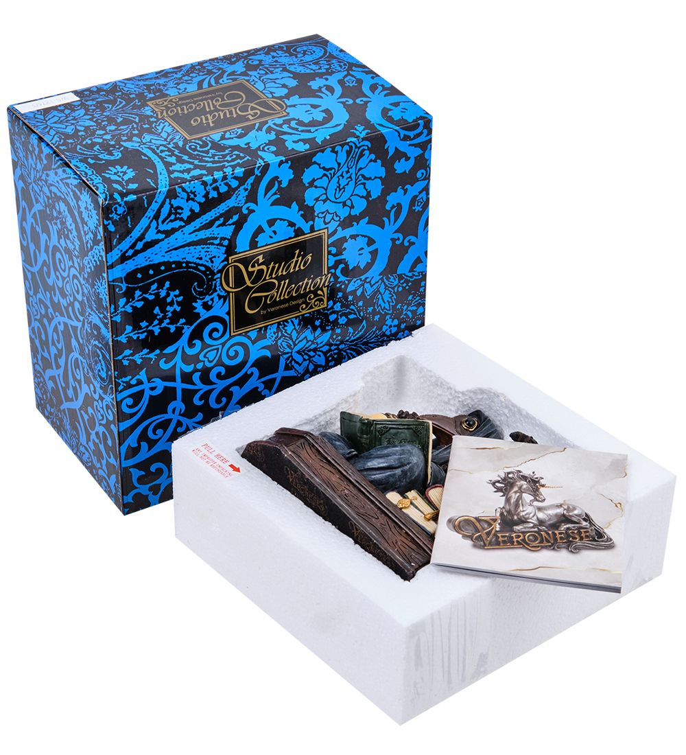 Veronese WS-1274/ 3 Статуэтка в стиле Фэнтези «Чумной доктор - гробовщик»